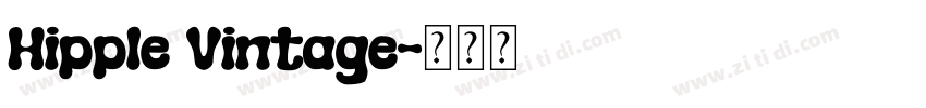 Hipple Vintage字体转换